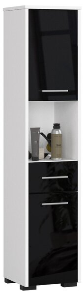 Dulap de baie Farid TYP3 (negru lucios). Promo -20%. 1128773