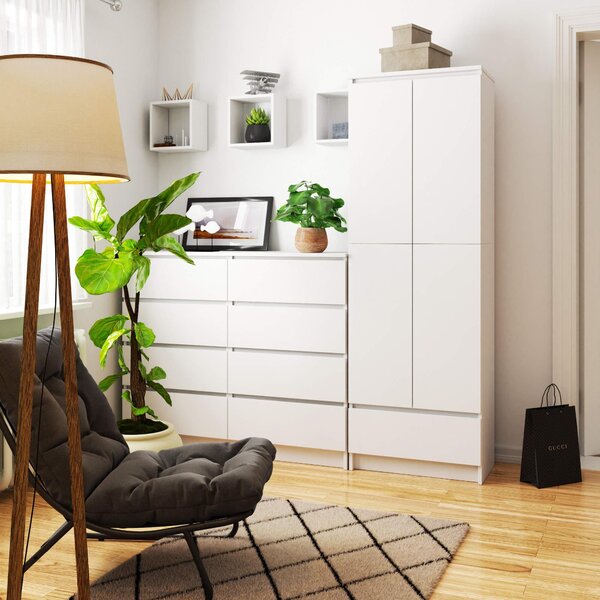 Dulap cu rafturi Renzo (alb). Promo -19%. 1128786