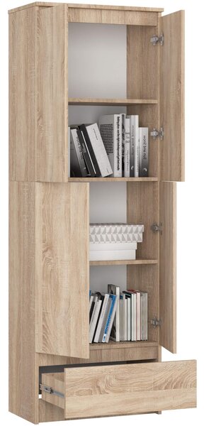 Dulap cu rafturi Renzo (Stejar sonoma). Promo -19%. 1128791