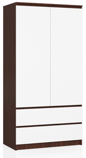 Dulap de haine Safwan (wenge + Alb). Promo -13%. 1128799