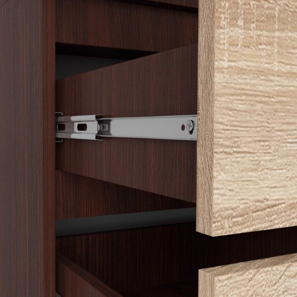 Dulap de haine Sagan (wenge + Stejar sonoma). Promo -20%. 1128808