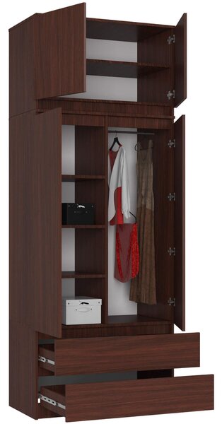 Dulap de haine Submarino (wenge) (cu suprastructură). Promo -20%. 1128806