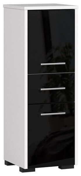 Dulap de baie Farid TYP6 (negru lucios). Promo -21%. 1128813
