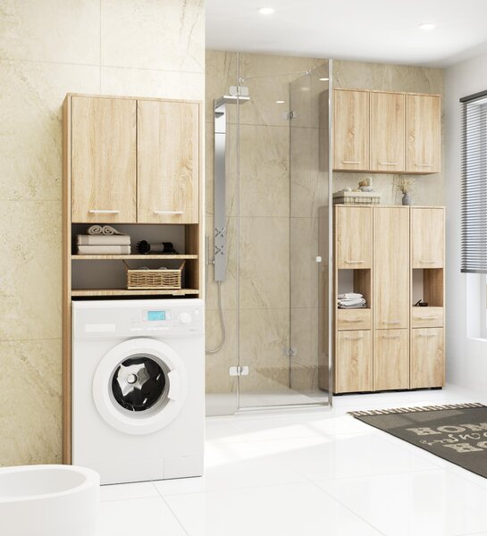 Dulap de baie suspendat Farid TYP 7 (Stejar sonoma). Promo -19%. 1128822