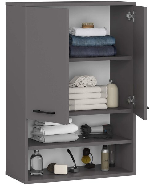 Dulap de baie suspendat Farid TYP 7 (grafit gri). Promo -19%. 1128824