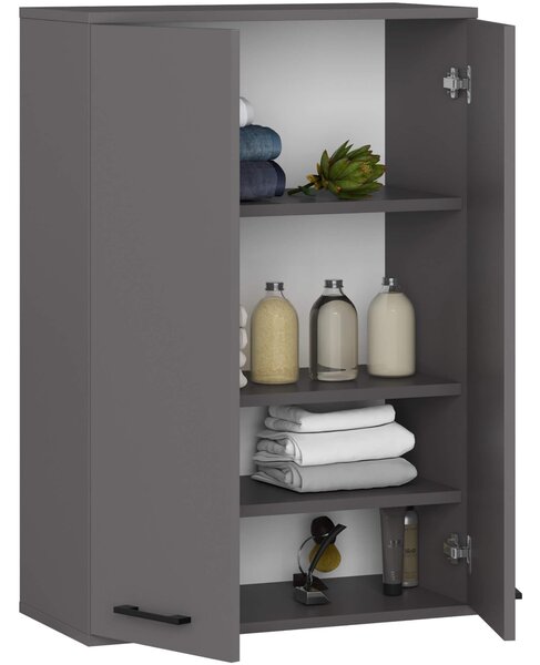 Dulap de baie suspendat Farid TYP 8 (grafit gri). Promo -18%. 1128832