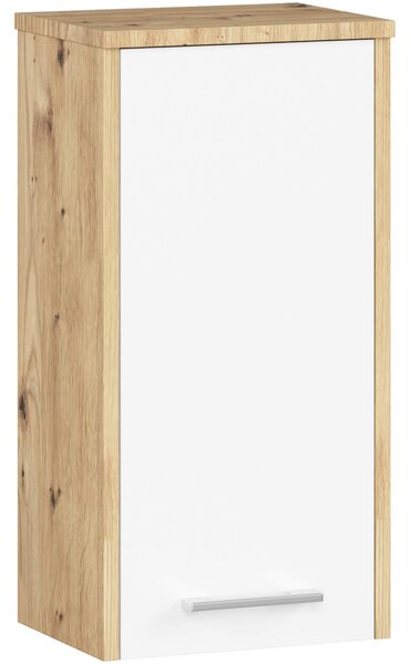 Dulap de baie Farid TYP2 (Stejar artisan + Alb). Promo -19%. 1128835
