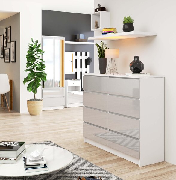 Comodă Kapil II (luciu metalic). Promo -20%. 1128665