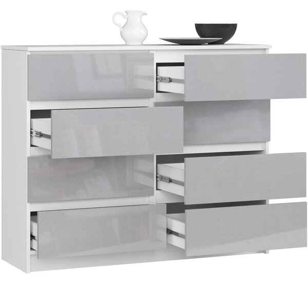 Comodă Kapil II (luciu metalic). Promo -20%. 1128665