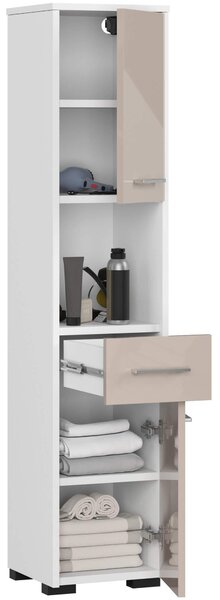 Dulap de baie Farid TYP3 (cappuccino lucios). Promo -22%. 1128772