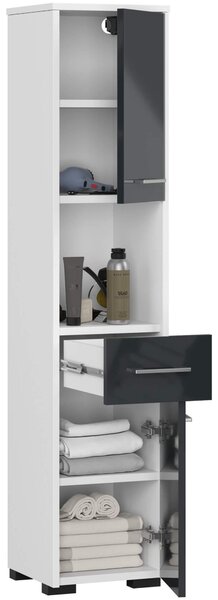 Dulap de baie Farid TYP3 (grafit lucios). Promo -17%. 1128774