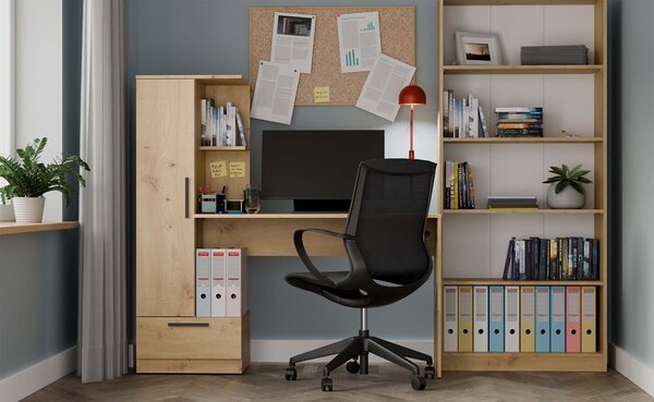 Set mobilier birou Conozca 1 (stejar artisan). Promo -19%. 1132435