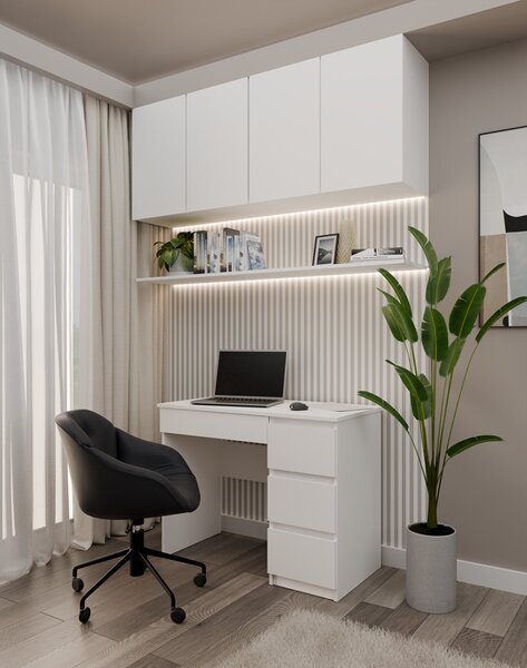 Masă PC Morin 1 (alb) (D). Promo -10%. 1132453