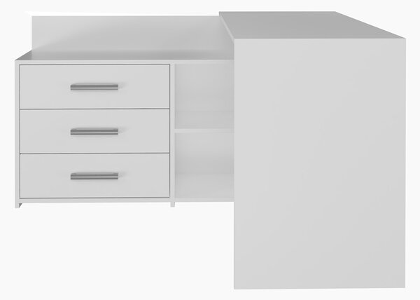 Masă PC de colț Debio 1 (alb). Promo -12%. 1132465