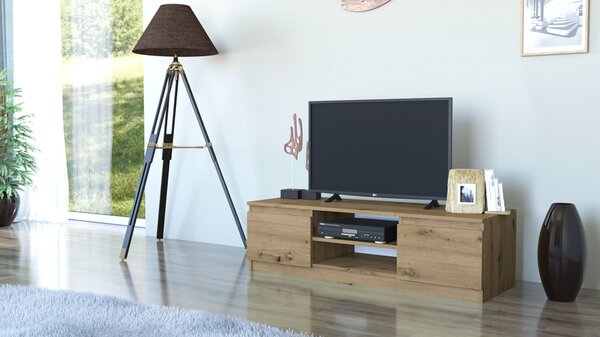 Masă TV/ Comodă TV Musecalo 120 (stejar artisan). Promo -12%. 1132497