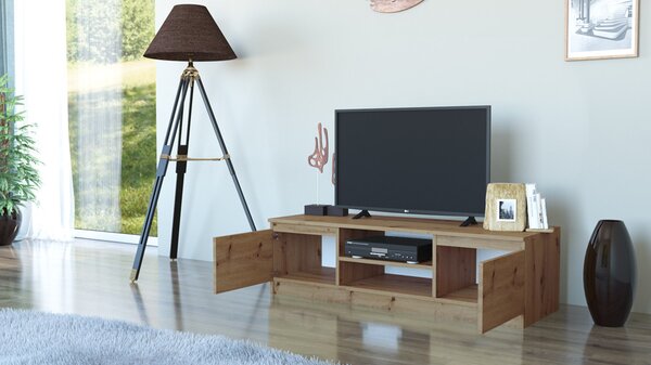 Masă TV/ Comodă TV Musecalo 120 (stejar artisan). Promo -12%. 1132497
