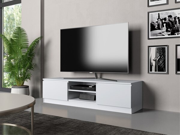 Masă TV/ Comodă TV Musecalo 140 (alb mat). Promo -15%. 1132506