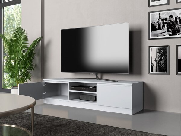 Masă TV/ Comodă TV Musecalo 140 (alb mat). Promo -15%. 1132506