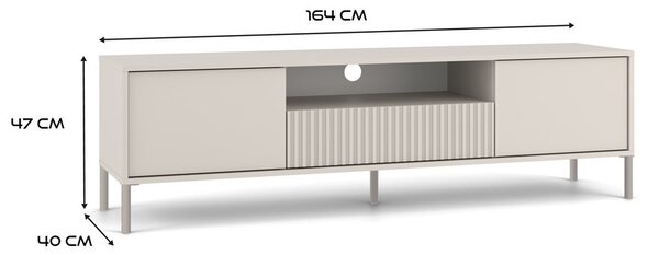 Masă TV/ Comodă TV Kamarussa Slim 160 (cashmir). Promo -16%. 1132511