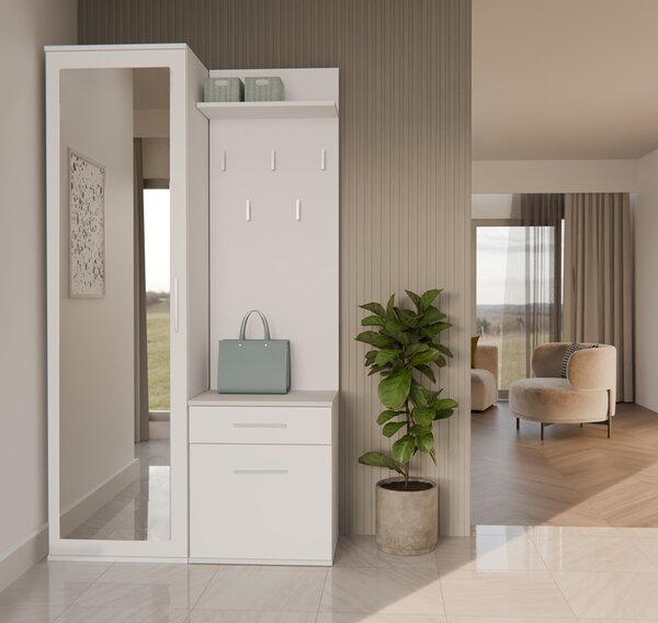 Set mobilier hol Dialogos 1 (alb) (cu oglindă). Promo -14%. 1132535