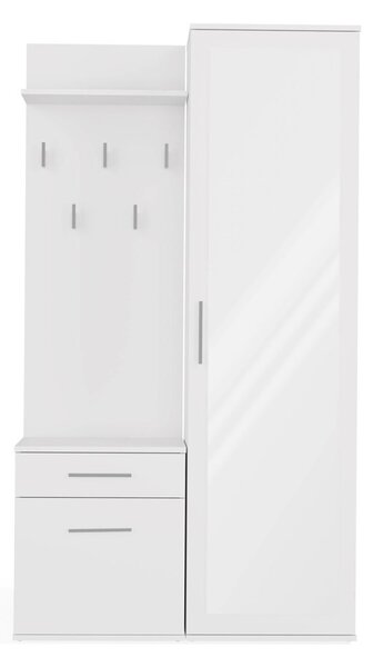 Set mobilier hol Dialogos 1 (alb) (cu oglindă). Promo -14%. 1132535