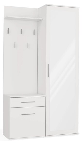 Set mobilier hol Dialogos 1 (alb) (cu oglindă). Promo -14%. 1132535