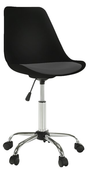 Scaun de birou, negru/gri închis, DARISA NEW