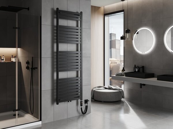 Mexen Uran, element electric de încălzire 1800x600 mm + tijă de încălzire 900 W, negru, W105-1800-600-2900-70