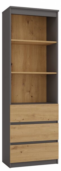 Raft Respeto 1 (antracit + stejar artisan). Promo -17%. 1132646