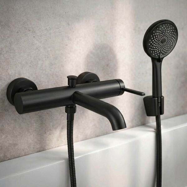 Furtun de duș Rea Black 150 cm