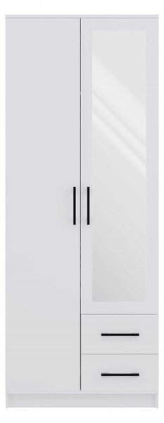 Dulap de haine Rigidez 1 (alb) (cu oglindă). 1132689