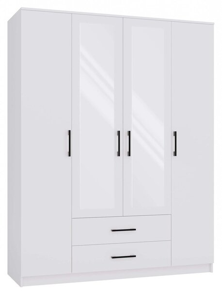 Dulap de haine Rigidez 3 (alb) (cu oglindă). Promo -19%. 1132694