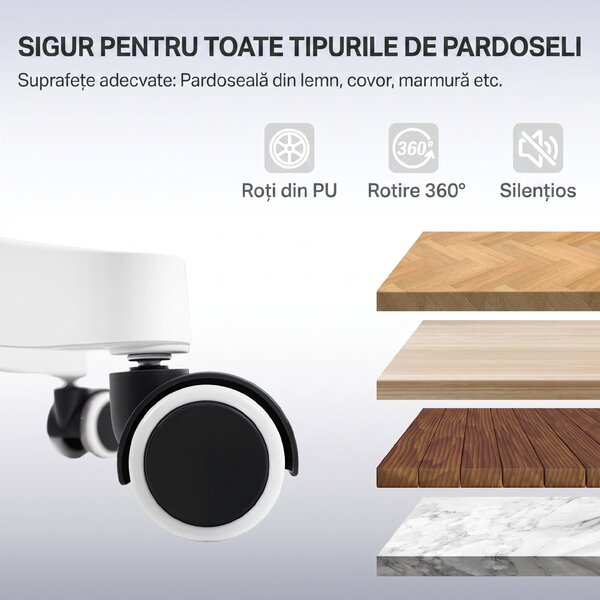 HOMCOM Scaun de Birou Ergonomic și Respirabil cu Suport Lombar Dinamic 4D, 64.5x62.5x112-122 cm, Multicolor | Aosom Romania
