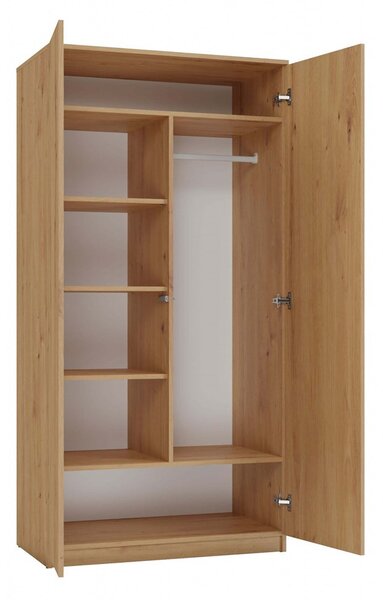 Dulap de haine Musecalo 3 (stejar artisan). Promo -15%. 1132739