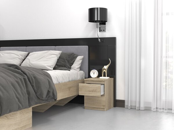 Noptieră Musecalo 2 (stejar sonoma). Promo -15%. 1132761