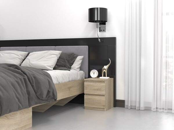Noptieră Musecalo 2 (stejar sonoma). Promo -15%. 1132761