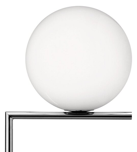 FLOS IC F1 Lampadar cromată Ø 20 cm, reglabil, Metalic, Camera de zi / sufragerie, Metal, Design