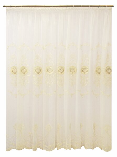 Perdea Velaria tiul baroc Aysha, 310x255 cm