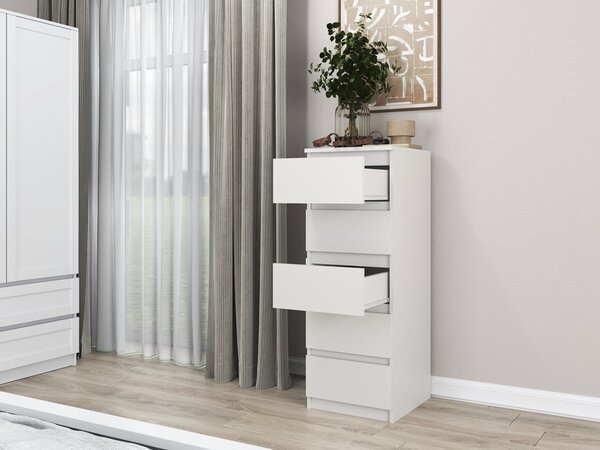 Comodă Musecalo 5 (alb). Promo -19%. 1132803