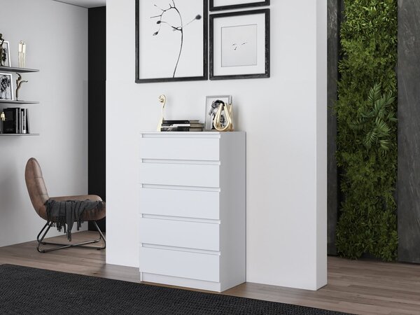 Comodă Musecalo 4 (alb). Promo -19%. 1132797