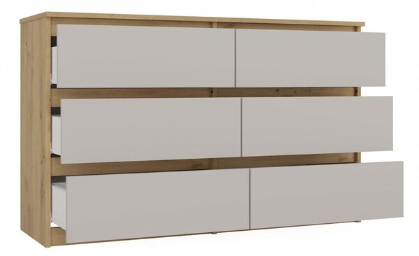 Comodă Musecalo 6 120 (antracit + cashmir). 1132806