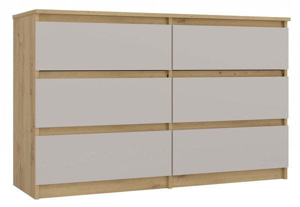 Comodă Musecalo 6 120 (antracit + cashmir). 1132806