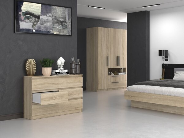 Comodă Musecalo 6 120 (stejar sonoma). Promo -18%. 1132813
