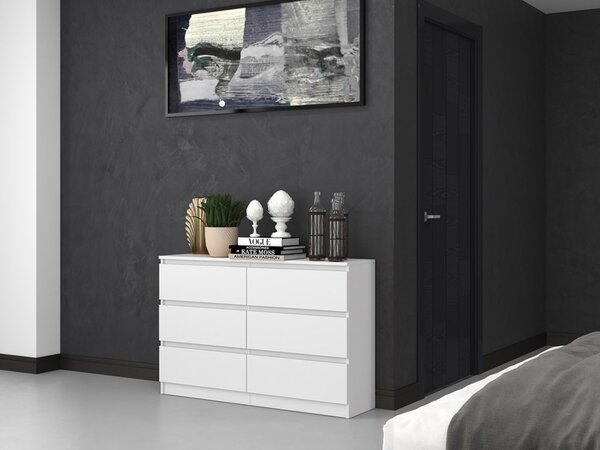 Comodă Musecalo 6 120 (alb). Promo -18%. 1132811