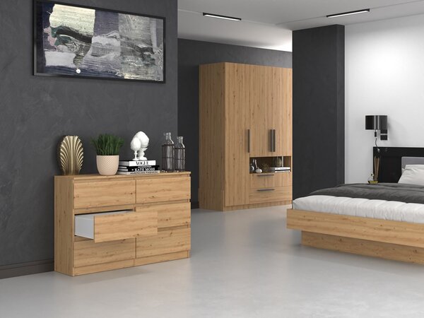 Comodă Musecalo 6 120 (stejar artisan). Promo -21%. 1132810