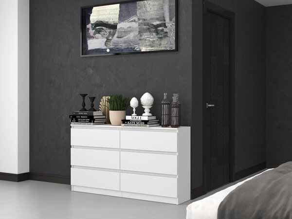 Comodă Musecalo 6 140 (alb). Promo -20%. 1132820