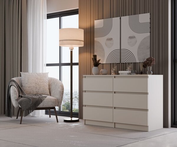 Comodă Musecalo 6 120 (cashmir). Promo -22%. 1132814