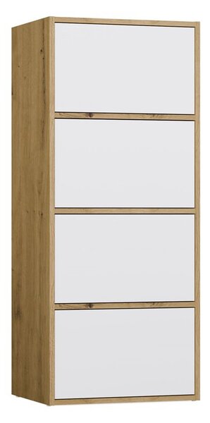 Dulap Afoctera 1 (stejar artisan + alb). 1132877