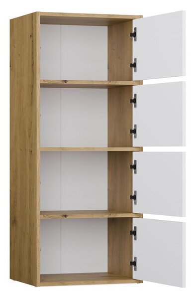 Dulap Afoctera 1 (stejar artisan + alb). 1132877