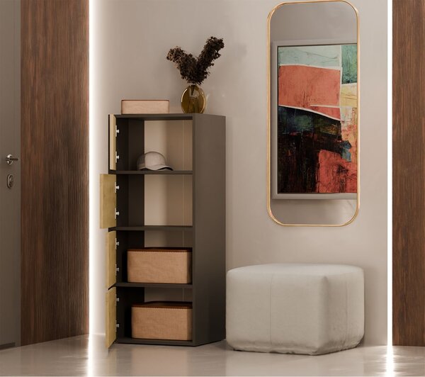 Dulap Afoctera 1 (antracit + stejar artisan). 1132878